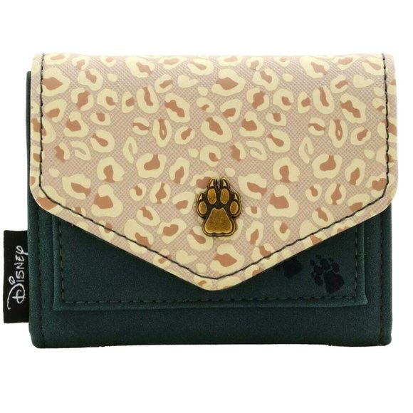 Loungefly Handbags - Loungefly Disney Mickey Mouse Leopard Suede Small Wallet